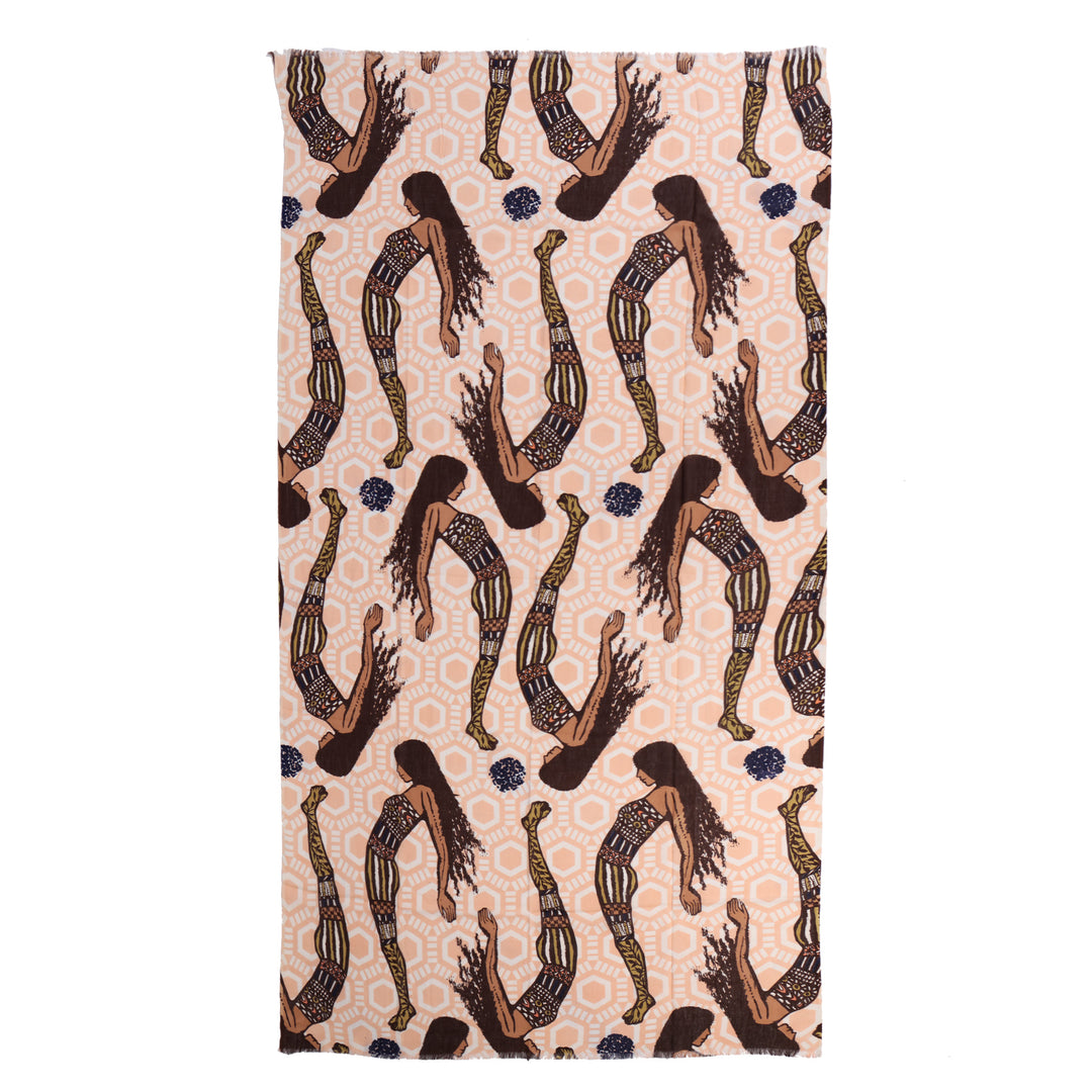 Acrobata - sciarpa in twill di cotone