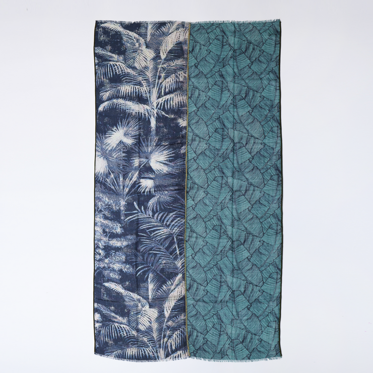 Banano - wool and silk scarf