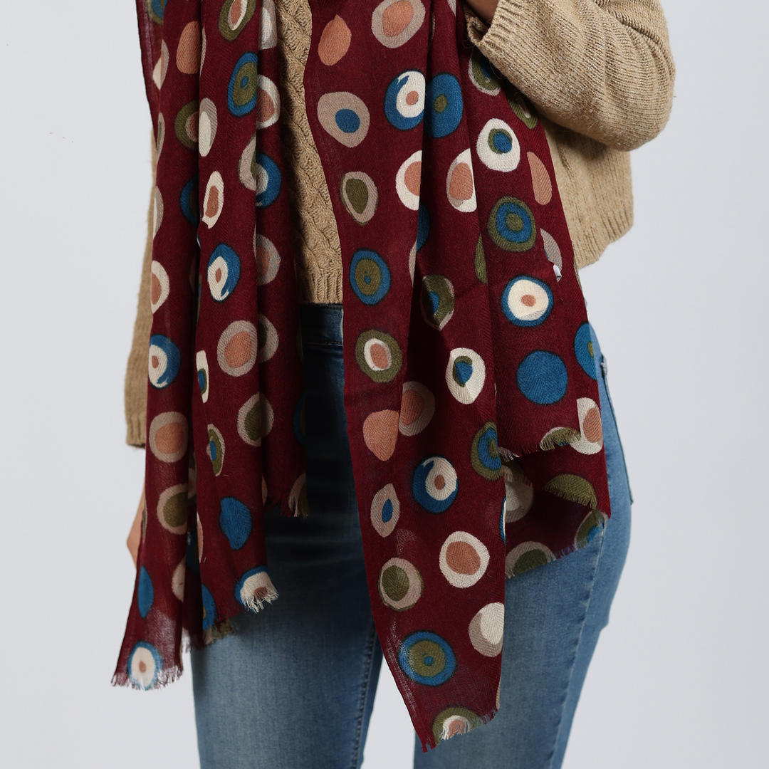 Carambola - sciarpa di lana unisex