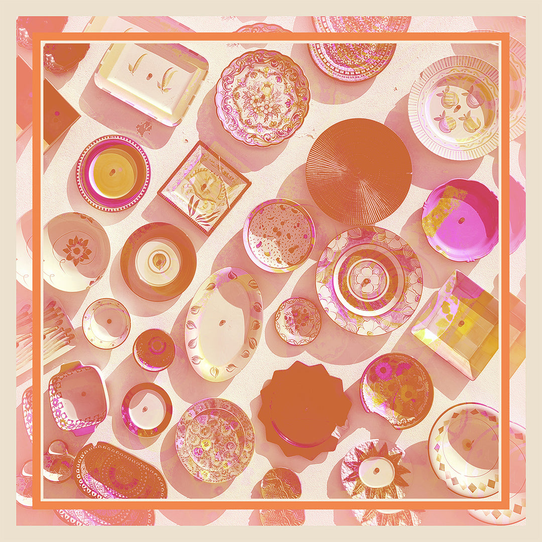 Ceramica - foulard in seta