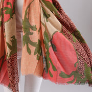 Colombina - embroidered cotton/modal scarf