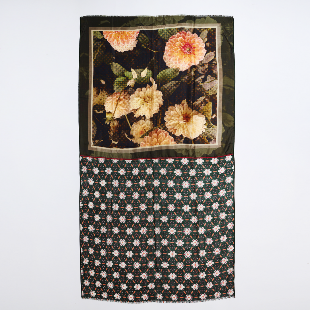 Dalia - sciarpa di lana e seta