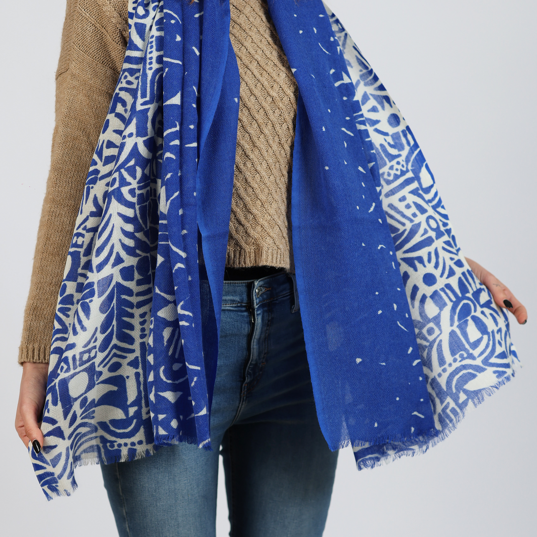 Geo - sciarpa di lana unisex