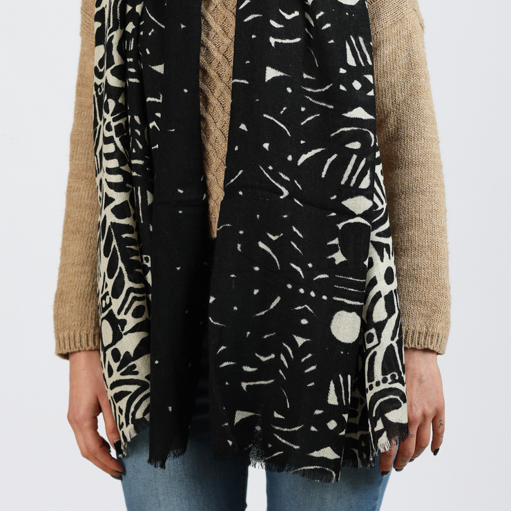 Geo - sciarpa di lana unisex