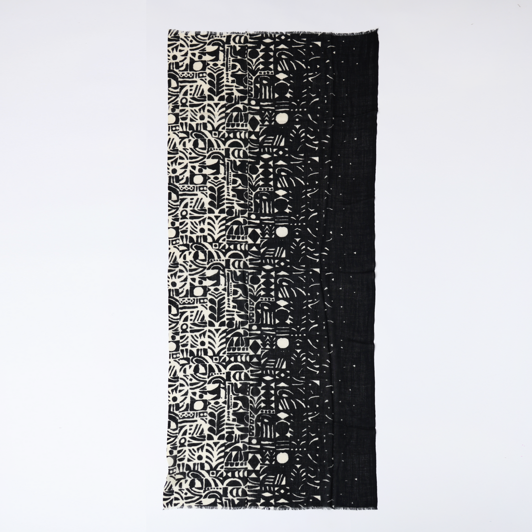 Geo - sciarpa di lana unisex