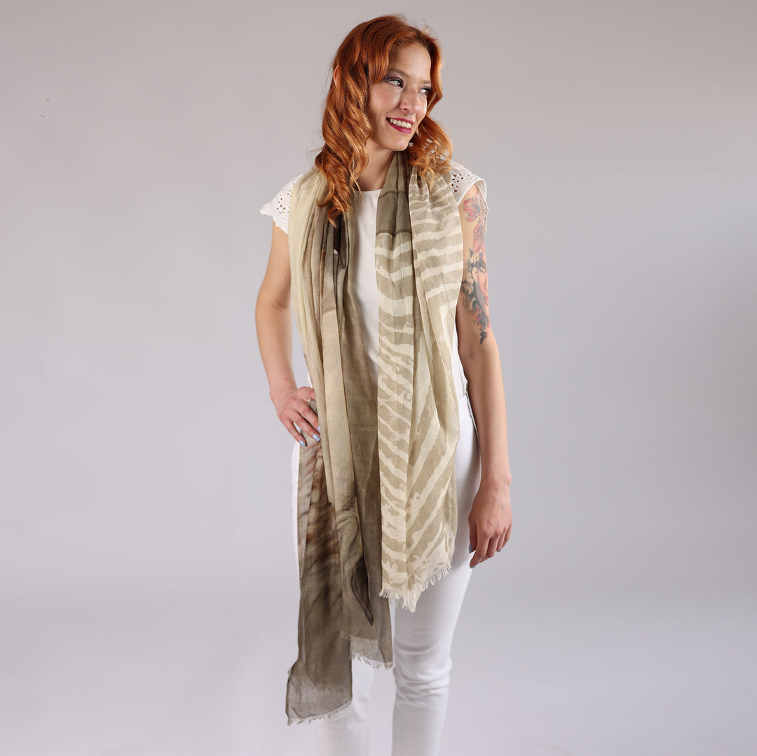 Horse - sciarpa in cotone/modal