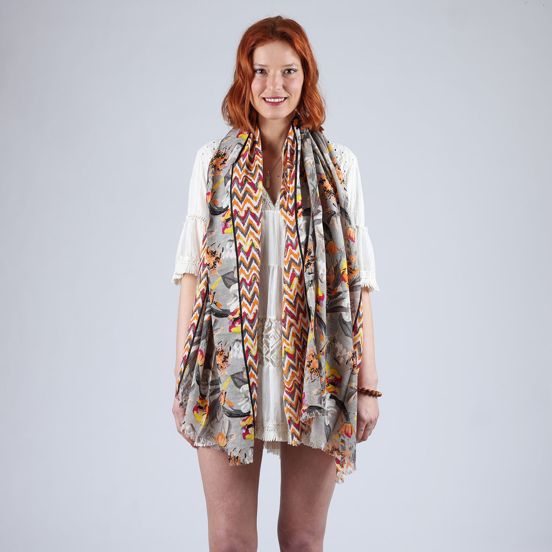 Sonya - sciarpa in cotone/modal/lino