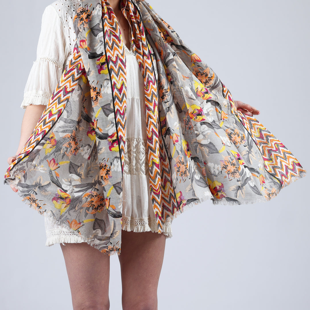 Sonya - sciarpa in cotone/modal/lino