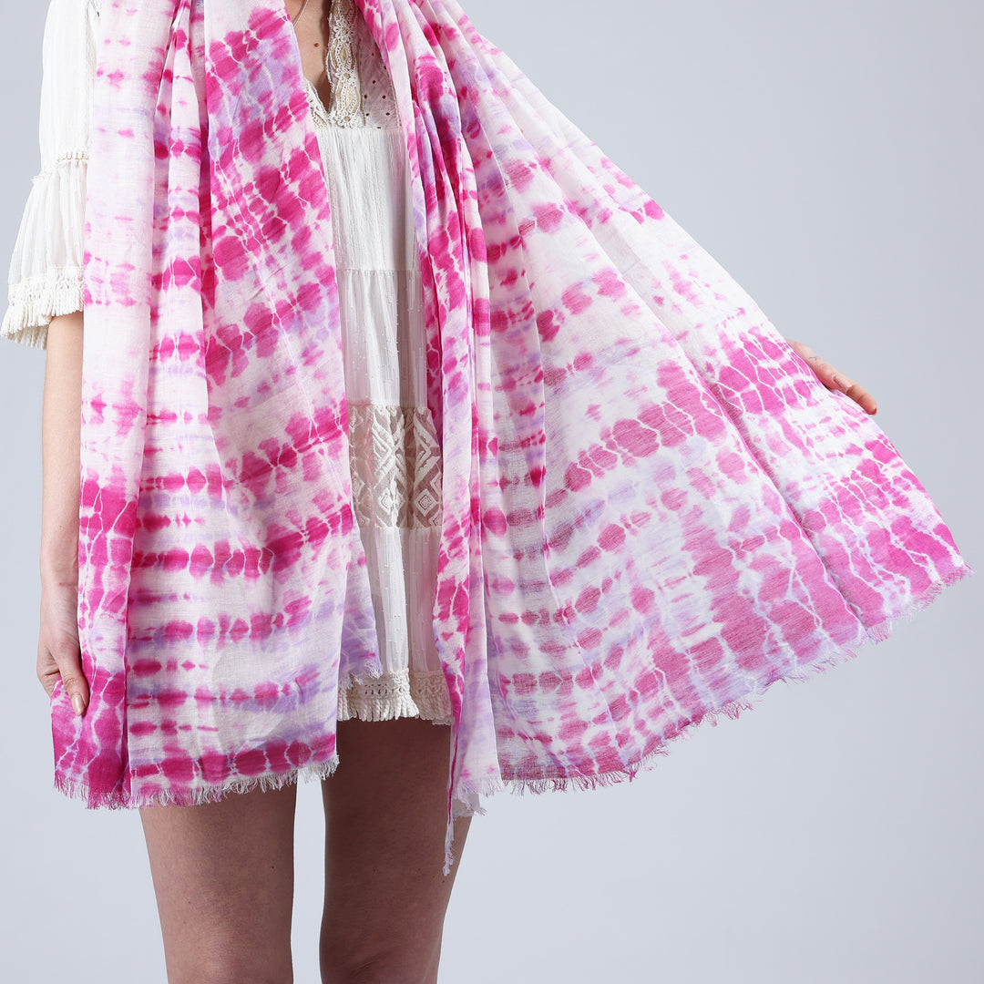 Macchie - sciarpa in lino/cotone/modal