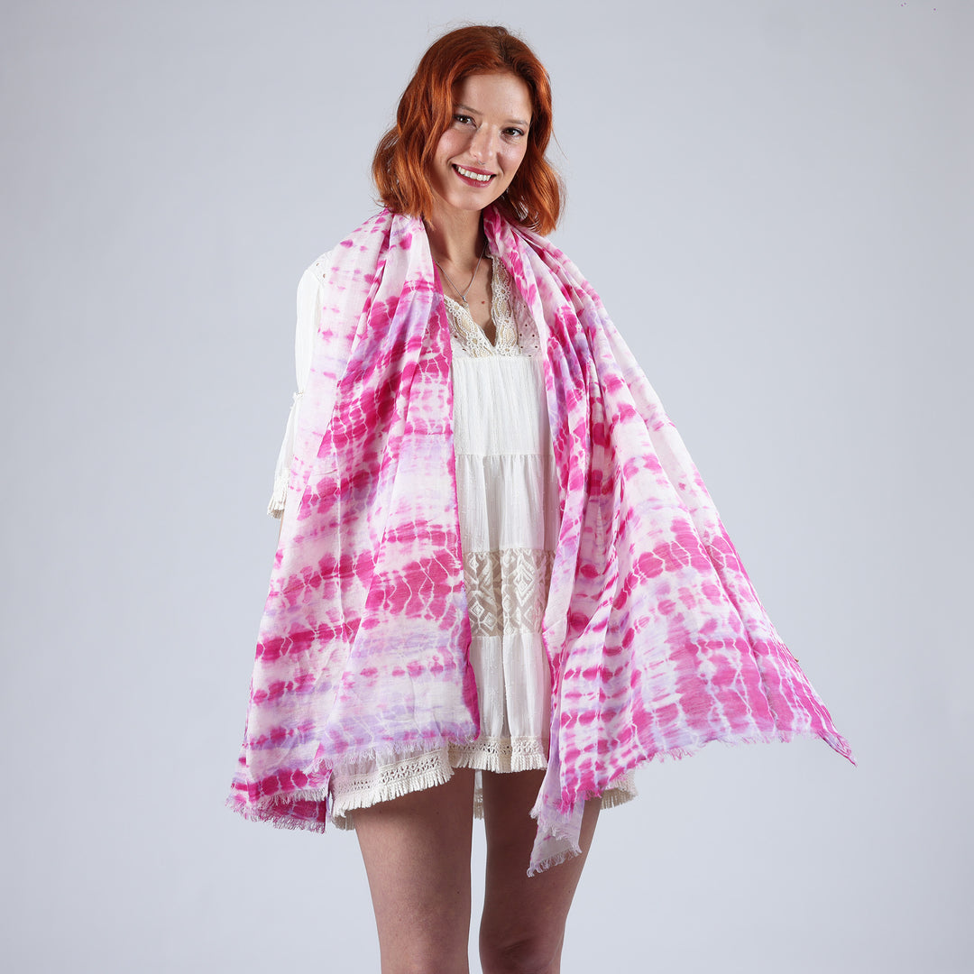 Macchie - sciarpa in lino/cotone/modal