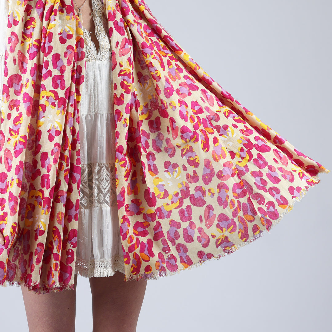 Animalier - sciarpa in modal/viscosa