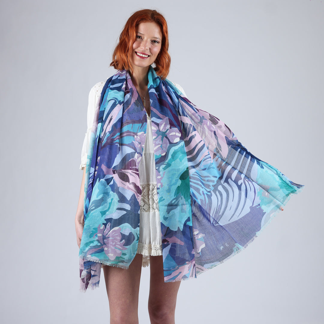 Tattoo - sciarpa in cotone/modal