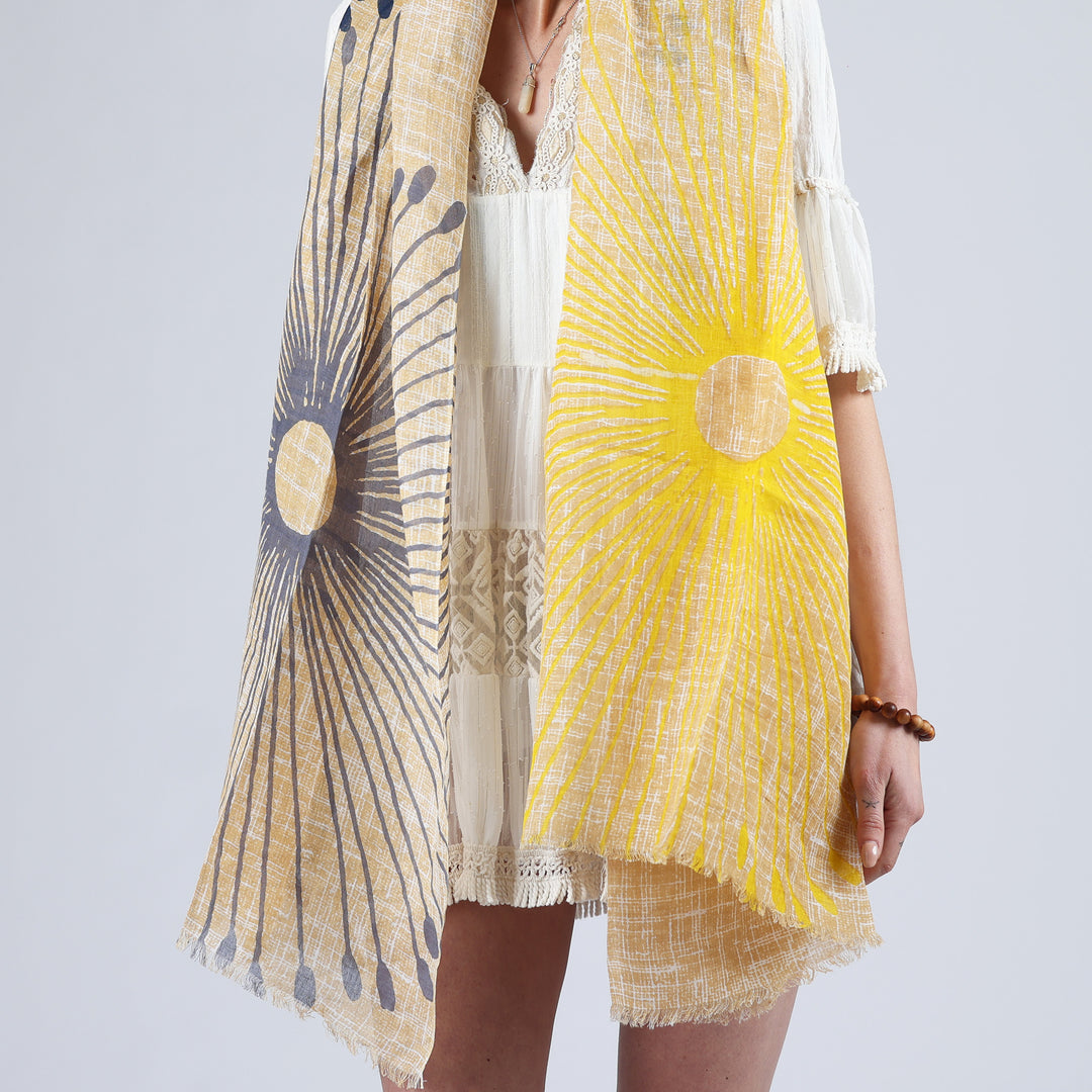 Soffi - sciarpa in cotone/lino