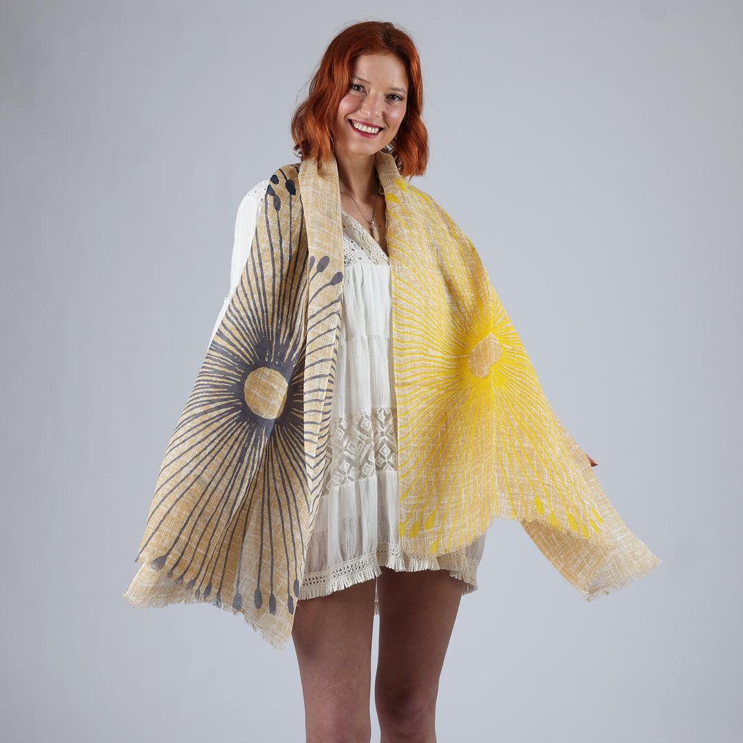 Soffi - sciarpa in cotone/lino