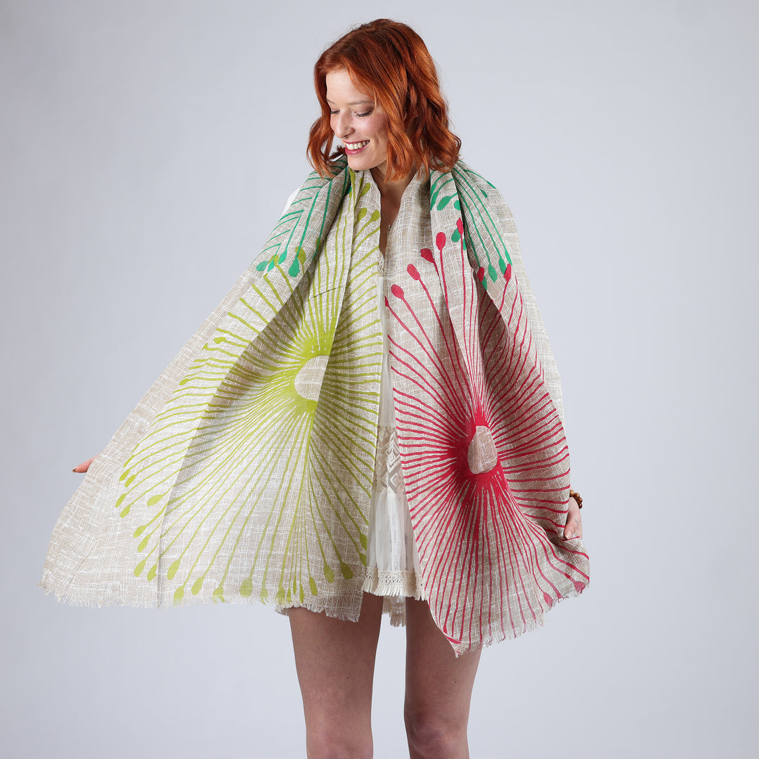 Soffi - sciarpa in cotone/lino
