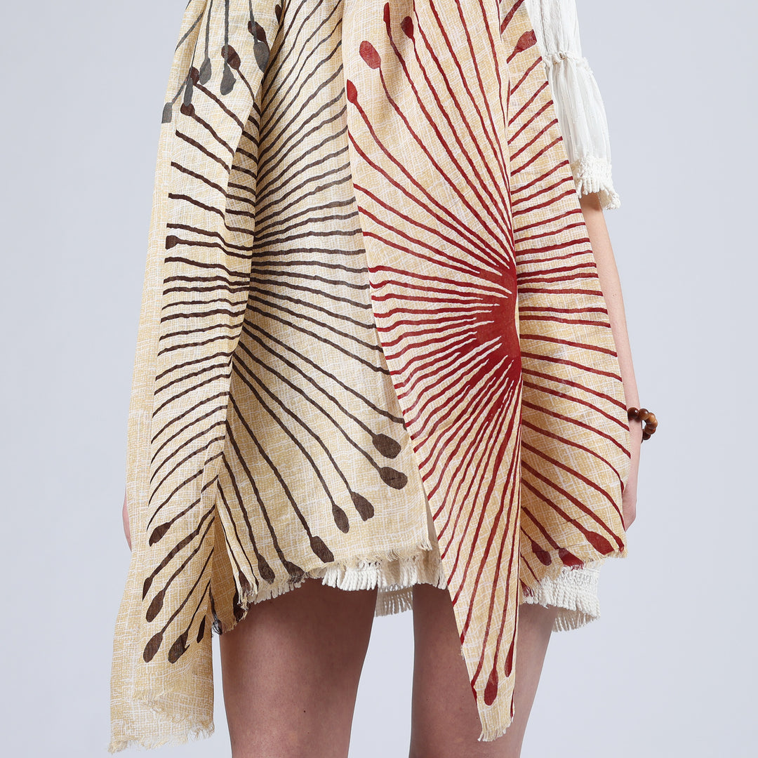 Soffi - sciarpa in cotone/lino