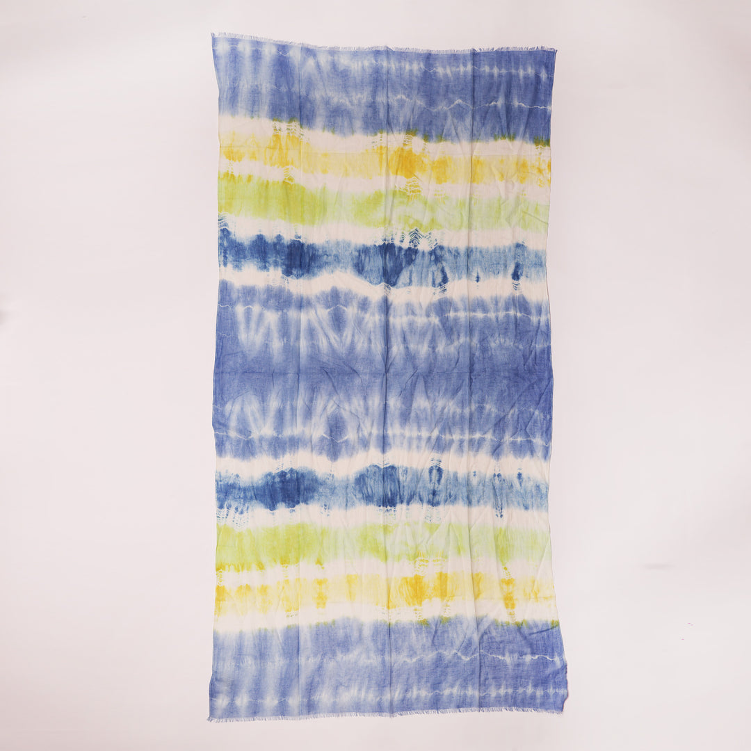 Scacchi - sciarpa in lino/cotone/modal