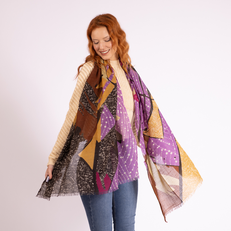 Graphic - woolen scarf