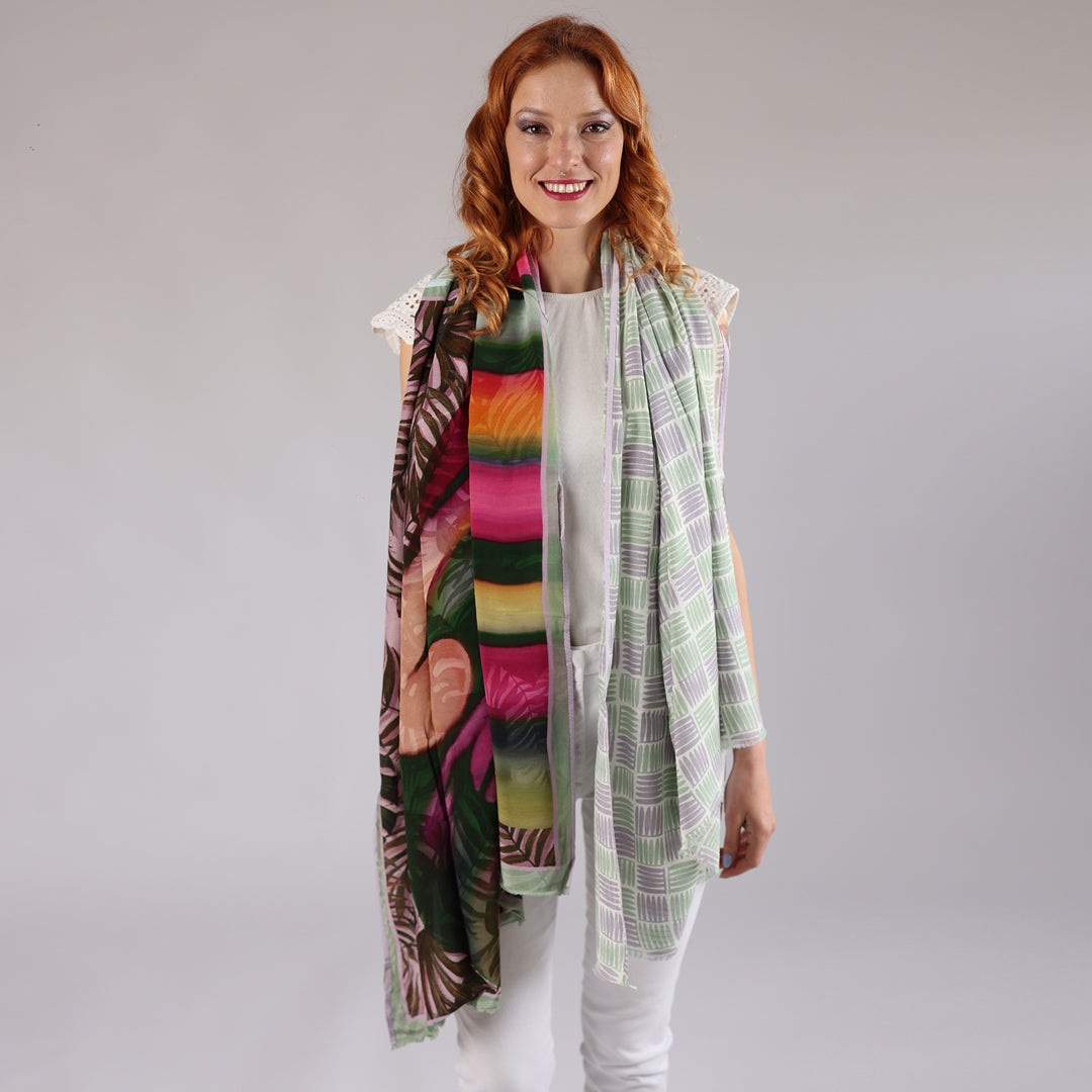 Nastri - viscose/cotton scarf
