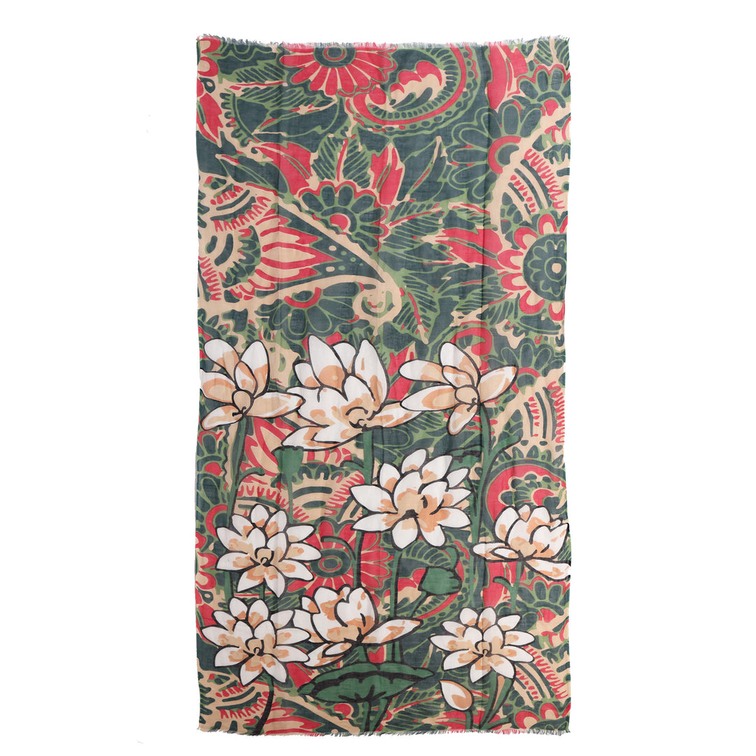 Ninfee - cotton/linen scarf