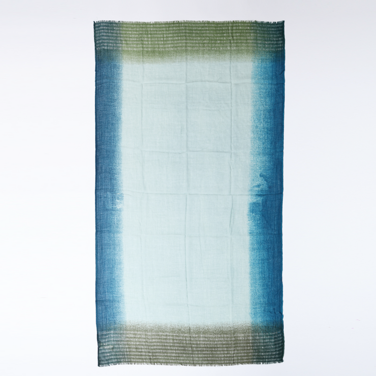 Spray - shaded wool scarf
