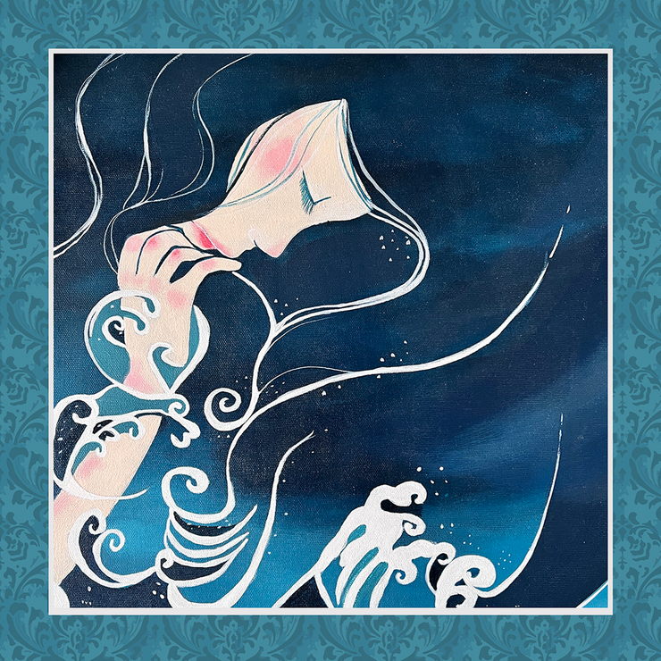 Ariel - silk foulard
