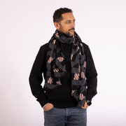 Escher - unisex wool scarf