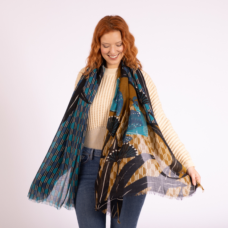 Partridge - wool scarf