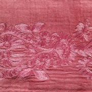 Vera - Embroidered wool scarf