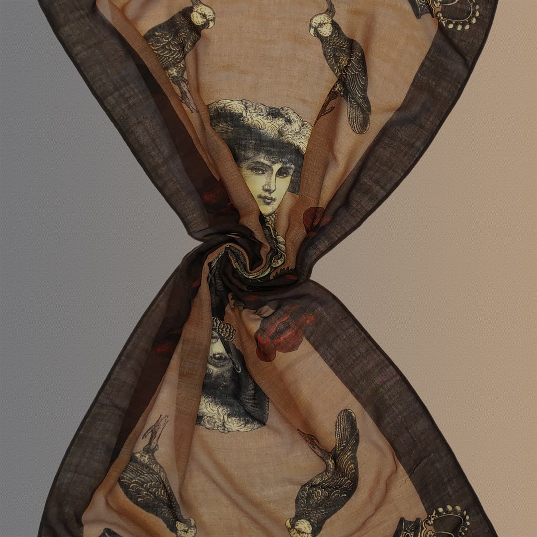 Dipingere - sciarpa di lana