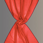 Indovinare - plain scarf with velvet ribbons