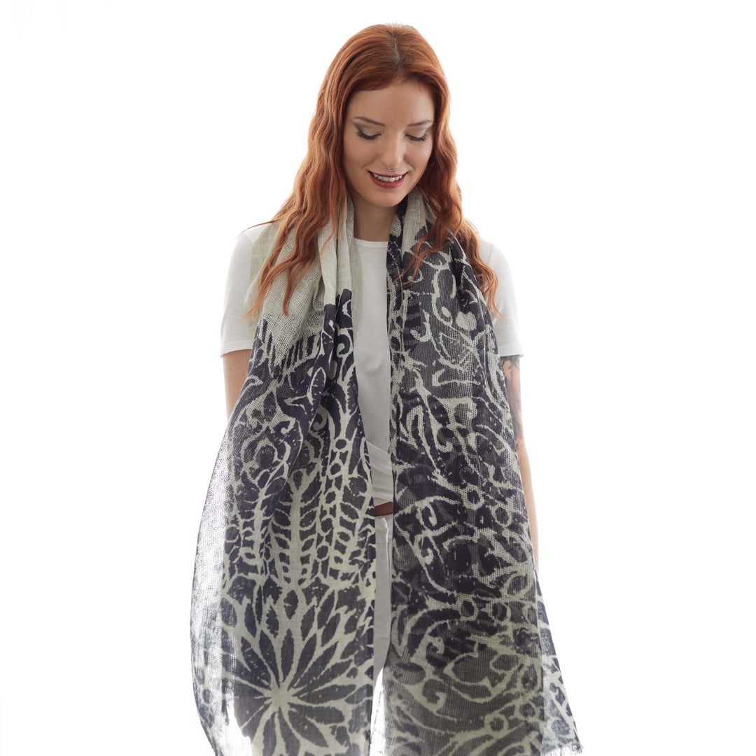 Cairo - sciarpa in cotone/lino