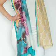 Cherry - Silk/cotton scarf