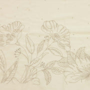 Hibiscus - Embroidered viscose scarf