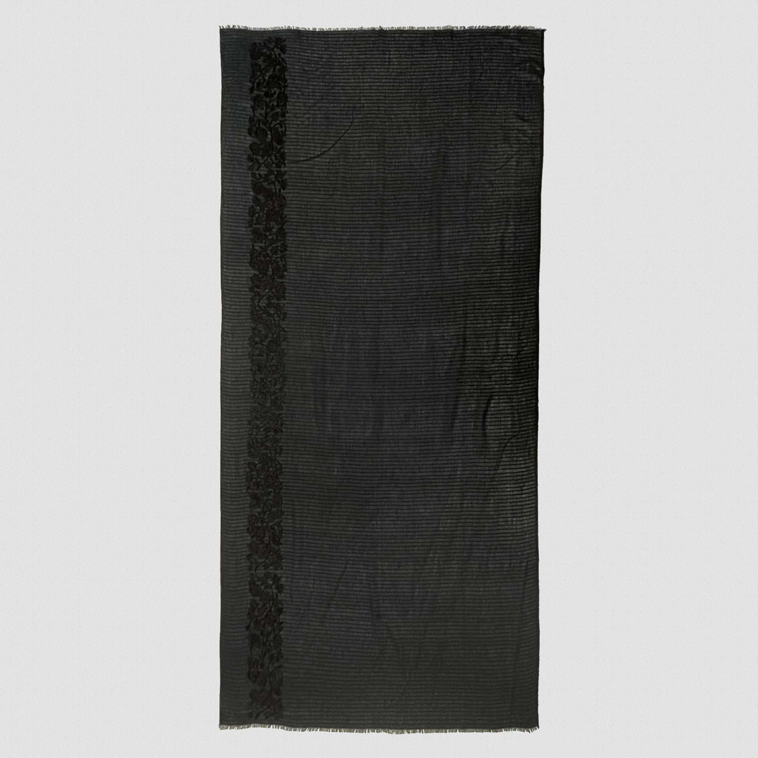 Dubai - Sciarpa in cotone/modal ricamata