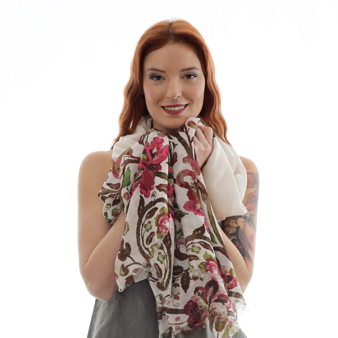 Firenze - Sciarpa in modal/seta