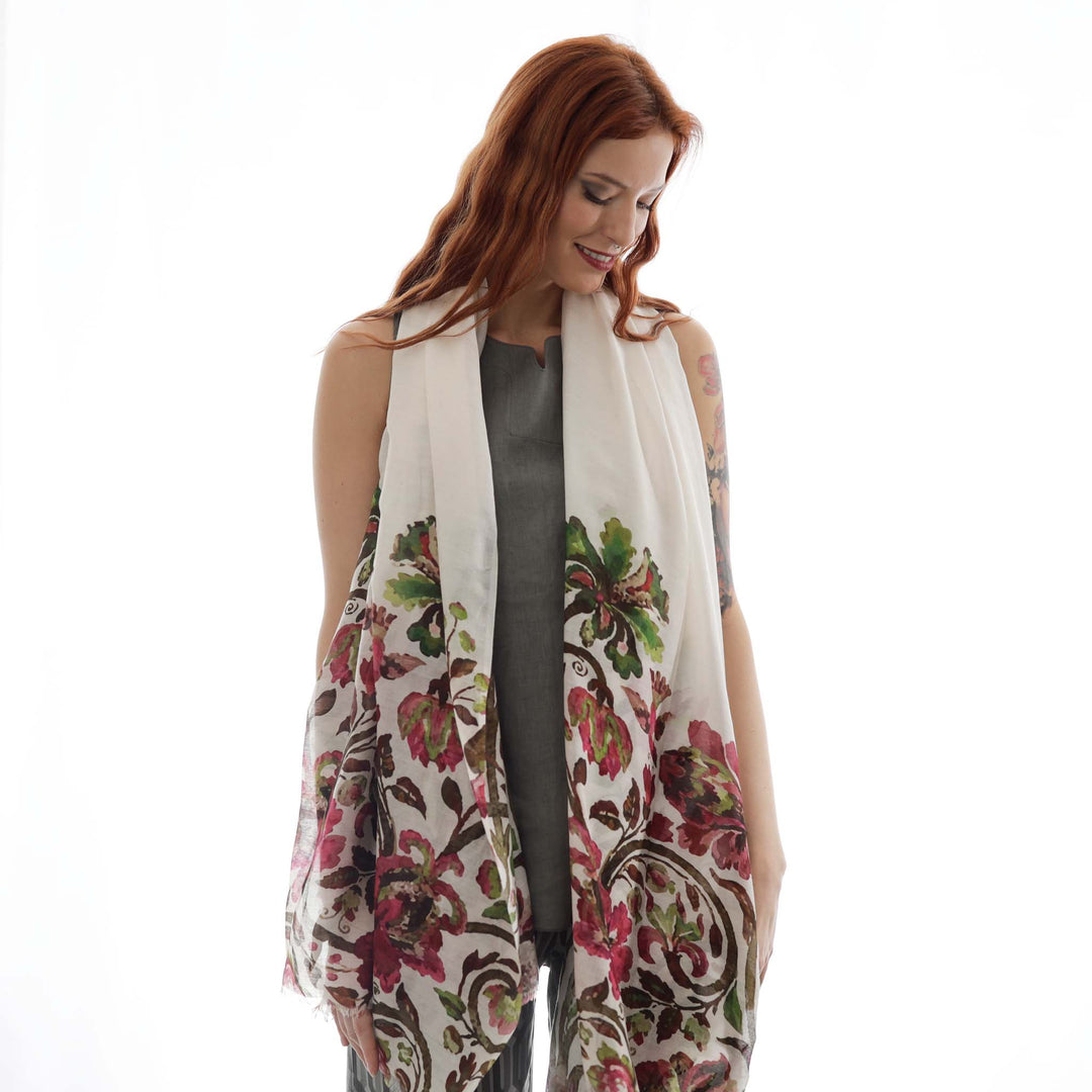 Firenze - Sciarpa in modal/seta