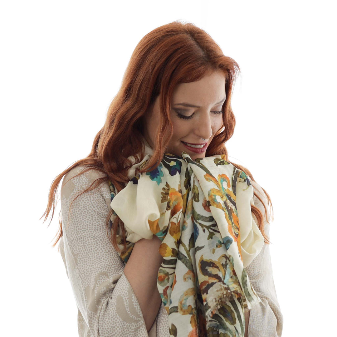 Firenze - Sciarpa in modal/seta