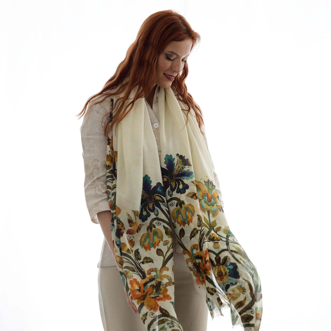 Firenze - Sciarpa in modal/seta