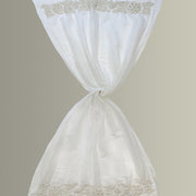 Gipsy - Plain scarf with embroidery