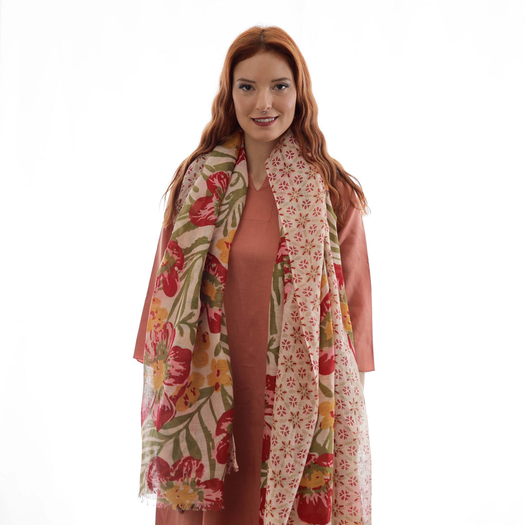 Honolulu - cotton / linen scarf