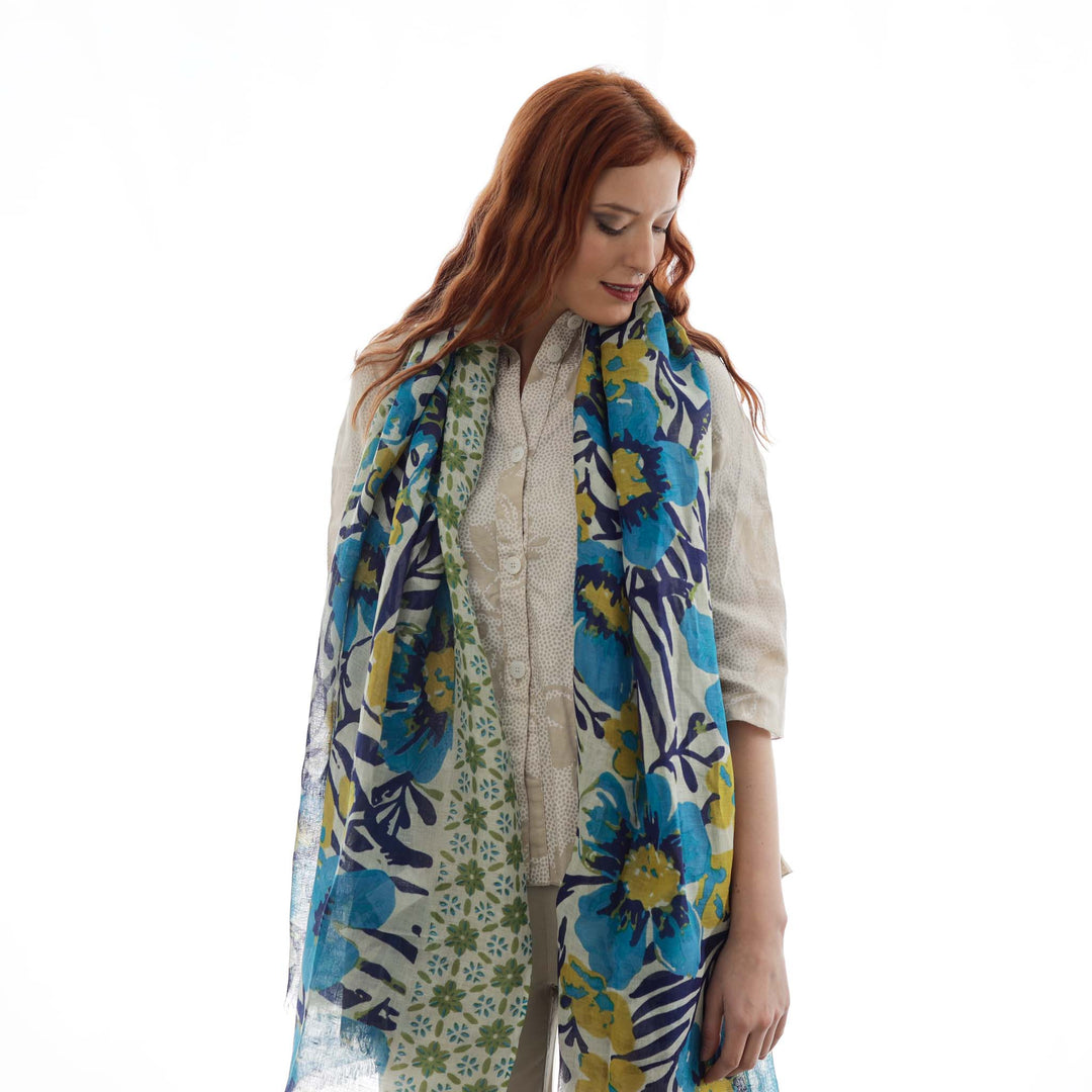 Honolulu - cotton / linen scarf