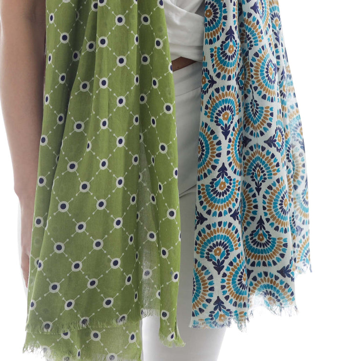 Istanbul - sciarpa in twill di cotone