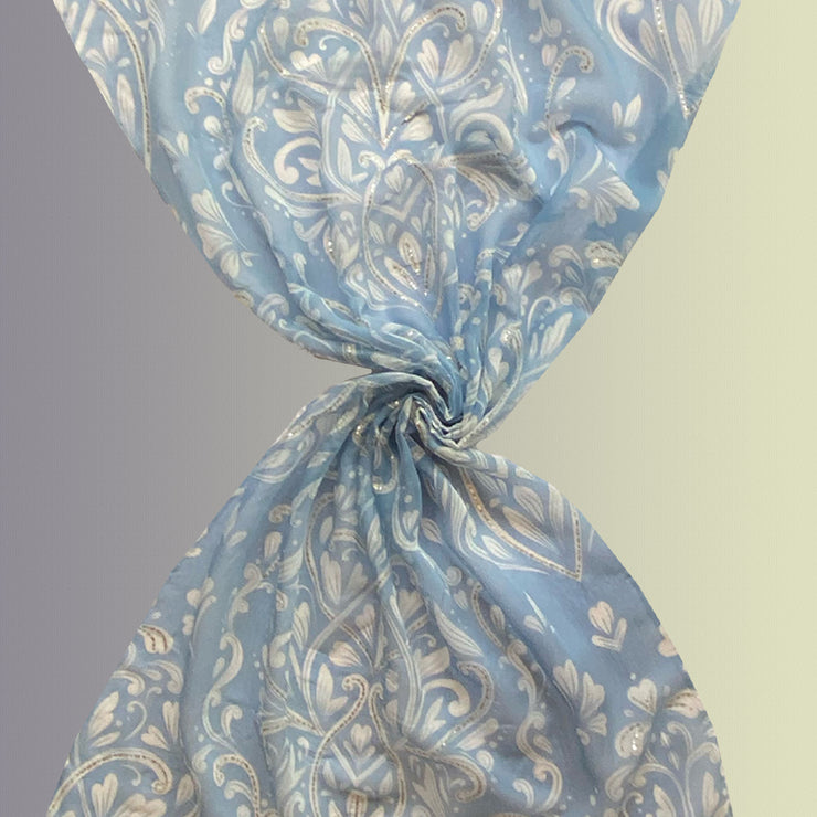 Jaiba - cotton / silk scarf with sequins