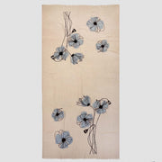 Londra - embroidered cotton / modal scarf