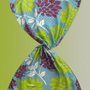 Miraflores - modal / linen scarf with grosgrain ribbons