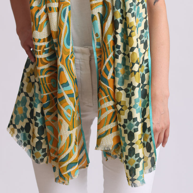 Moresco - Silk/cotton scarf