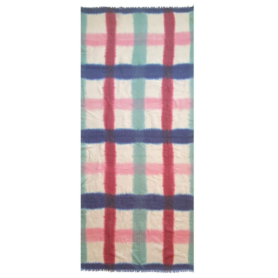 Nuevitas pastello - Sciarpa sfumata in cotone/seta
