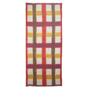 Nuevitas red - Shaded cotton / silk scarf