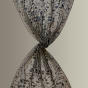 Spring - Sciarpa in cotone/seta ricamata